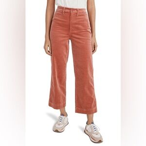 Madewell Slim Emmett Wide-Leg Pants in Corduroy